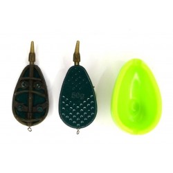 Набір рибальських годівниць Флет із пресформою, Weida, 2+1, вага 50г